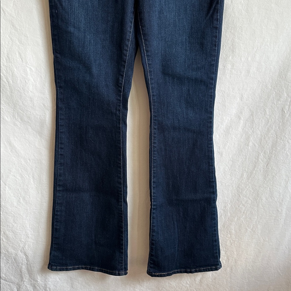 Signature by Levi Strauss mid rise bootcut dark wash jeans, size 12L - Picture 3 of 10